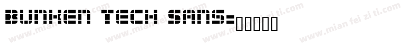 Bunken Tech Sans字体转换